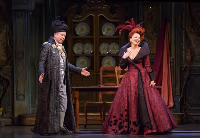 Peter Bartlett and Fran Drescher Photo