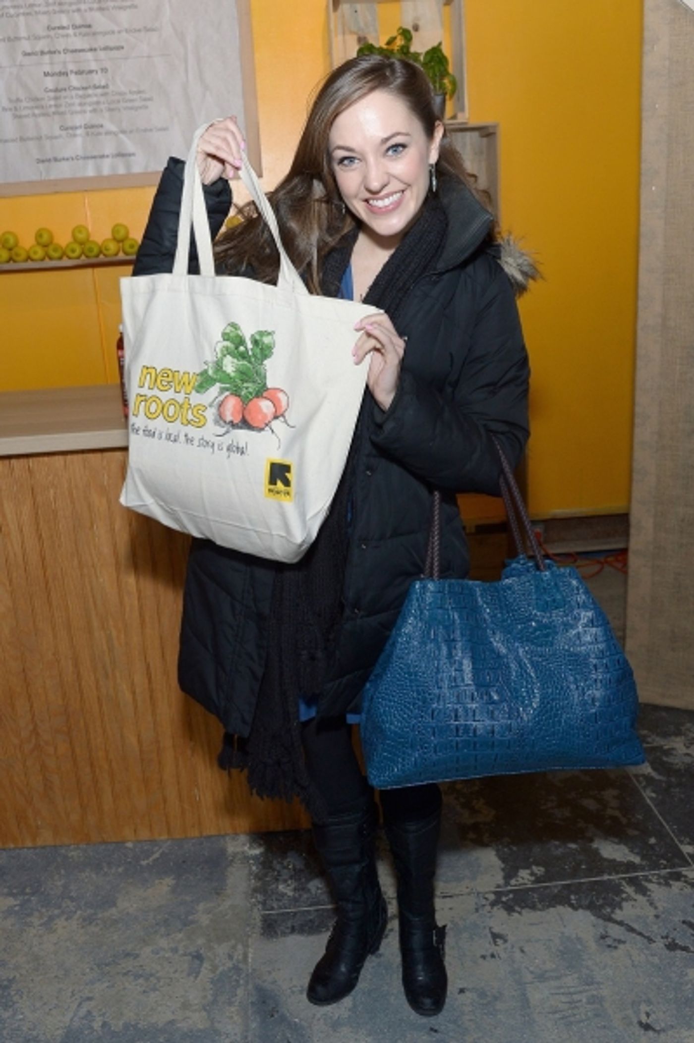 Photo Flash: Broadway's Laura Osnes Visits IRC New Roots Pop-Up During NY Fashion Week  Image