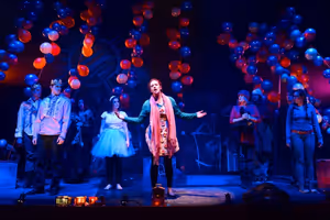 Blake Montgomery (kneeling), Will Skrip, Michael Brown, Hillary Marren, Sarah Bockel, Allison Hendrix, Kate Harris, Joel Ewing, Aubrey McGrath, Hannah Dawe @ BroadwayWorld Blake Montgomery (kneeling), Will Skrip, Michael Brown, Hillary Marren, Sarah Bockel, Photo