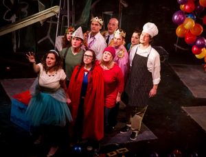 Sarah Bockel, Hannah Dawe (front), Aubrey McGrath, Kate Harris (2nd row), Hillary Marren, Will Skrip, Michael Brown, Joel Ewing (3rd row), Blake Montgomery, Allison Hendrix (back) @ BroadwayWorld Sarah Bockel, Hannah Dawe (front), Aubrey McGrath, Kate Harris (2nd row), Hillary Ma Photo