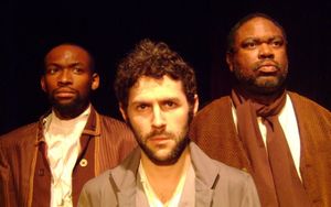 L to R: Richard R. Romeo, Andrew Bosworth and Robert Pellette in THE WHIPPING MAN. Photo