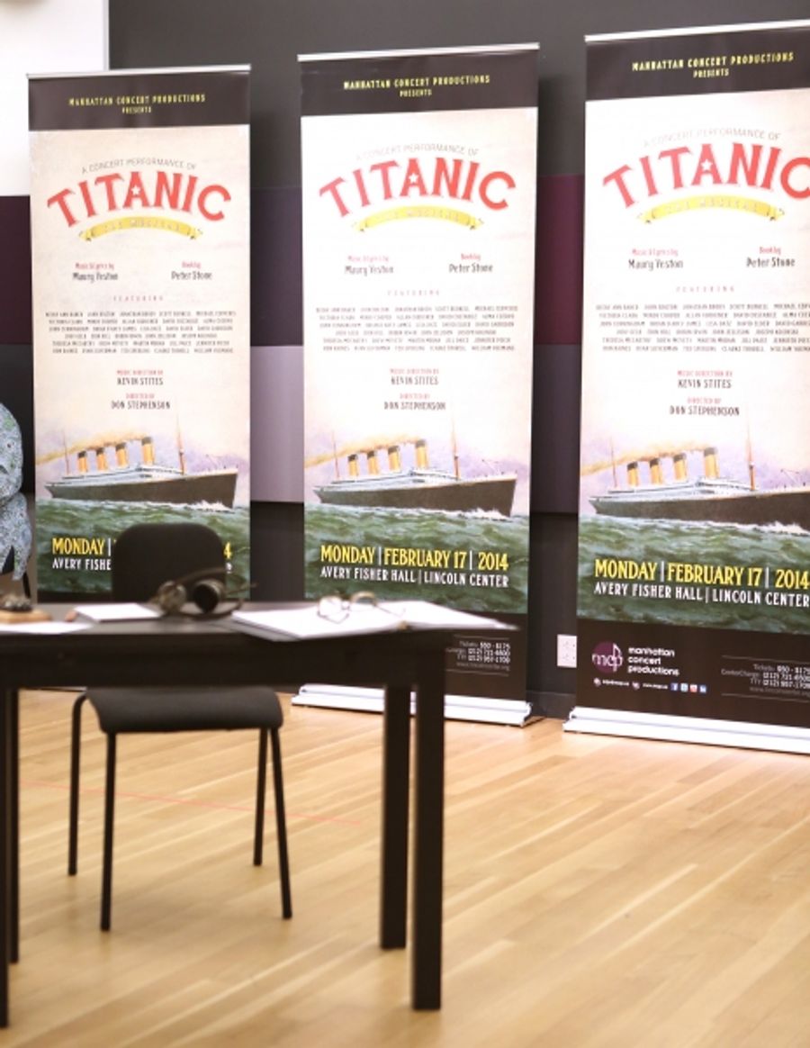 Photo Coverage: Sail On! In Rehearsal with Brian d'Arcy James, Jill Paice & the Cast of TITANIC Image