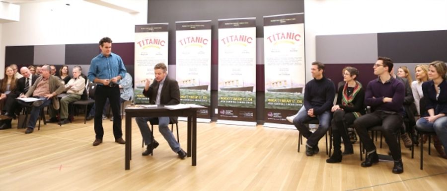 Photo Coverage: Sail On! In Rehearsal with Brian d'Arcy James, Jill Paice & the Cast of TITANIC Image