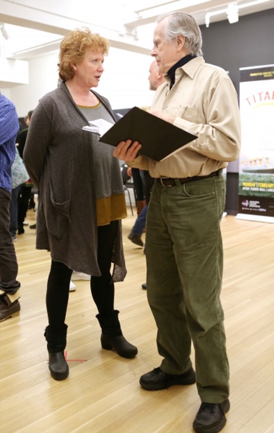 Photo Coverage: Sail On! In Rehearsal with Brian d'Arcy James, Jill Paice & the Cast of TITANIC Image