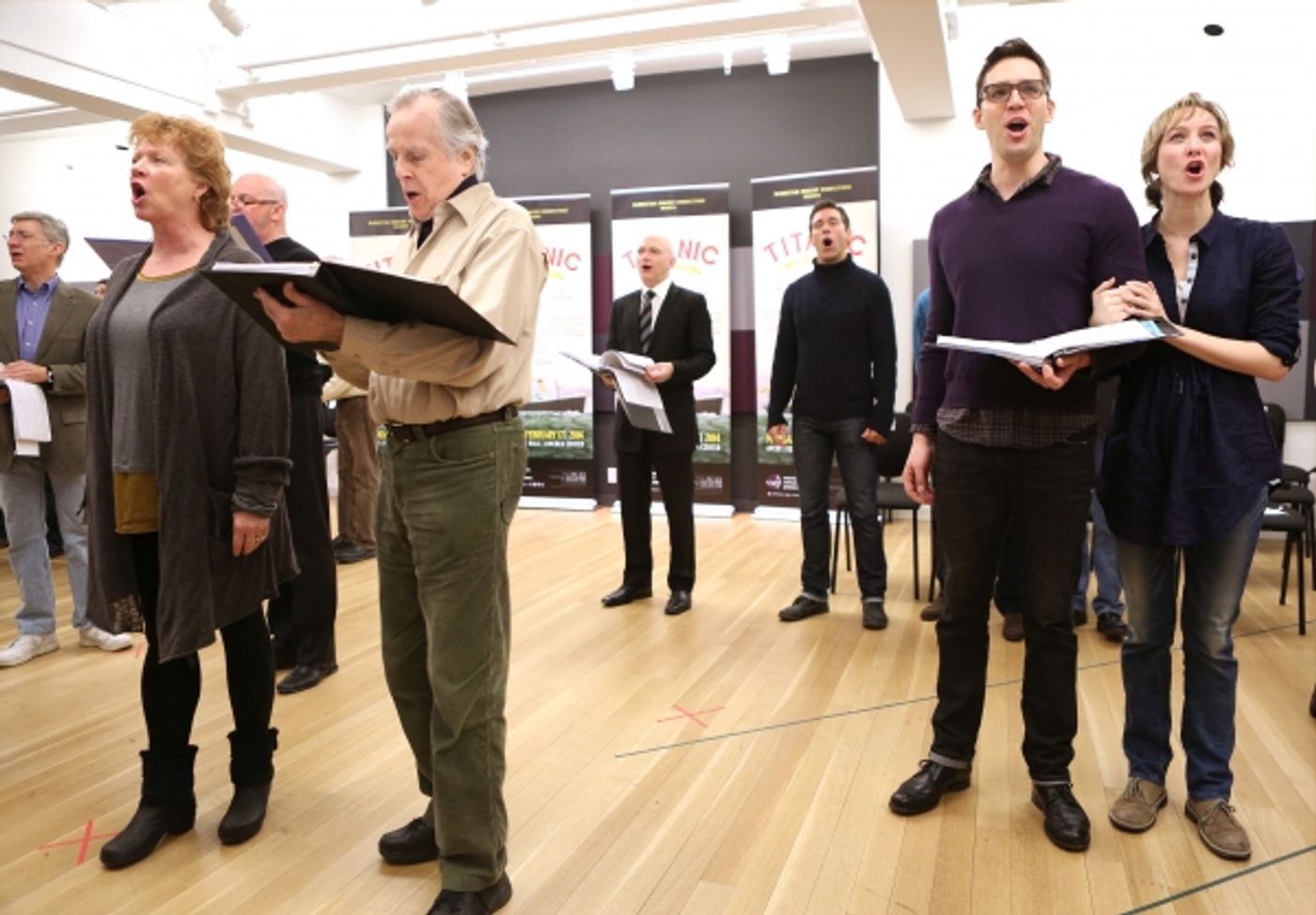 Photo Coverage: Sail On! In Rehearsal with Brian d'Arcy James, Jill Paice & the Cast of TITANIC Photo Coverage: Sail On! In Rehearsal with Brian d'Arcy James, Jill Paice & the Cast of TITANIC Image