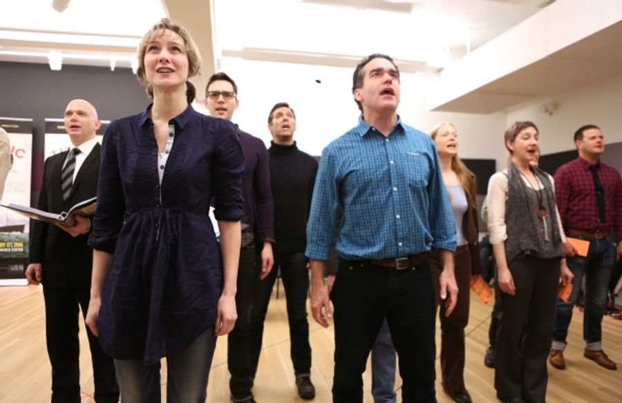 Photo Coverage: Sail On! In Rehearsal with Brian d'Arcy James, Jill Paice & the Cast of TITANIC Image