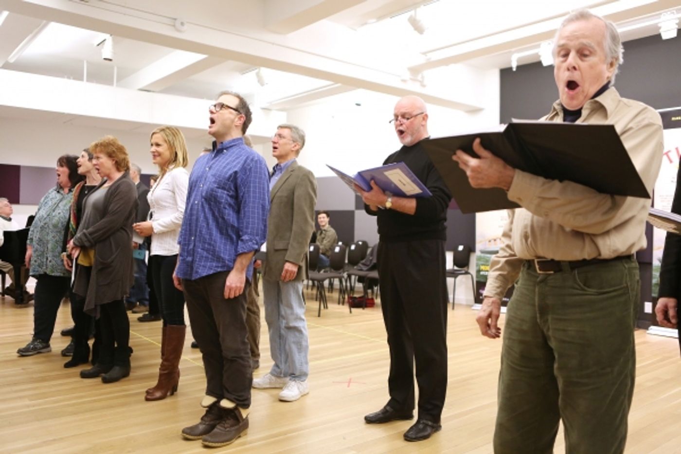 Photo Coverage: Sail On! In Rehearsal with Brian d'Arcy James, Jill Paice & the Cast of TITANIC Photo Coverage: Sail On! In Rehearsal with Brian d'Arcy James, Jill Paice & the Cast of TITANIC Image