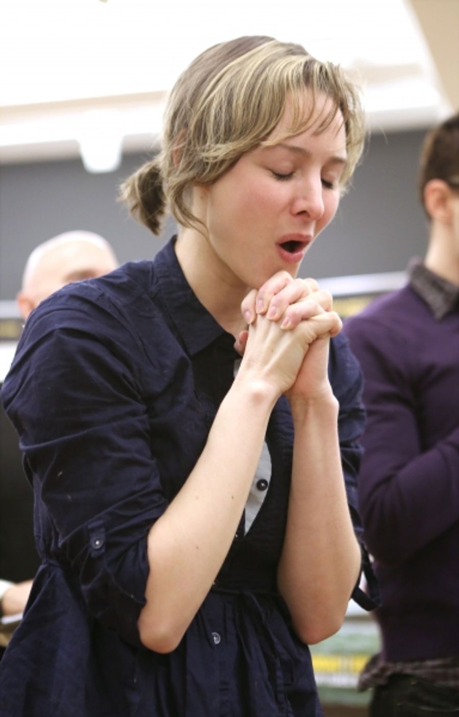 Photo Coverage: Sail On! In Rehearsal with Brian d'Arcy James, Jill Paice & the Cast of TITANIC Image
