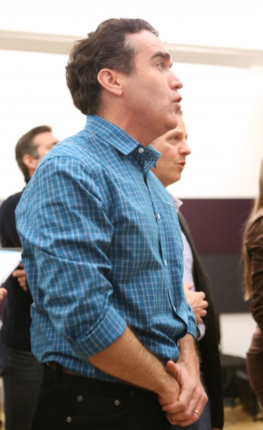 Photo Coverage: Sail On! In Rehearsal with Brian d'Arcy James, Jill Paice & the Cast of TITANIC Image