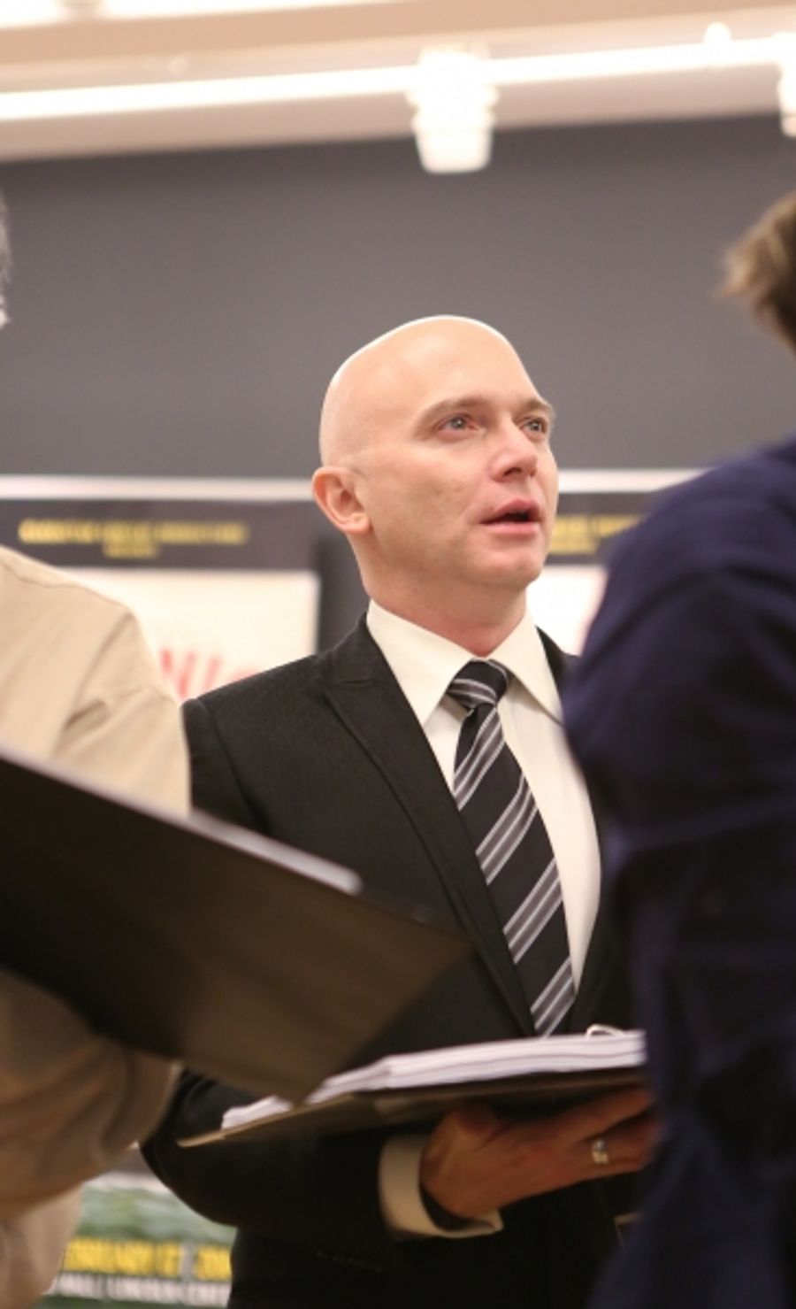 Photo Coverage: Sail On! In Rehearsal with Brian d'Arcy James, Jill Paice & the Cast of TITANIC Image