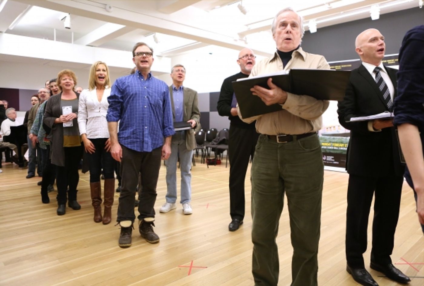 Photo Coverage: Sail On! In Rehearsal with Brian d'Arcy James, Jill Paice & the Cast of TITANIC Photo Coverage: Sail On! In Rehearsal with Brian d'Arcy James, Jill Paice & the Cast of TITANIC Image