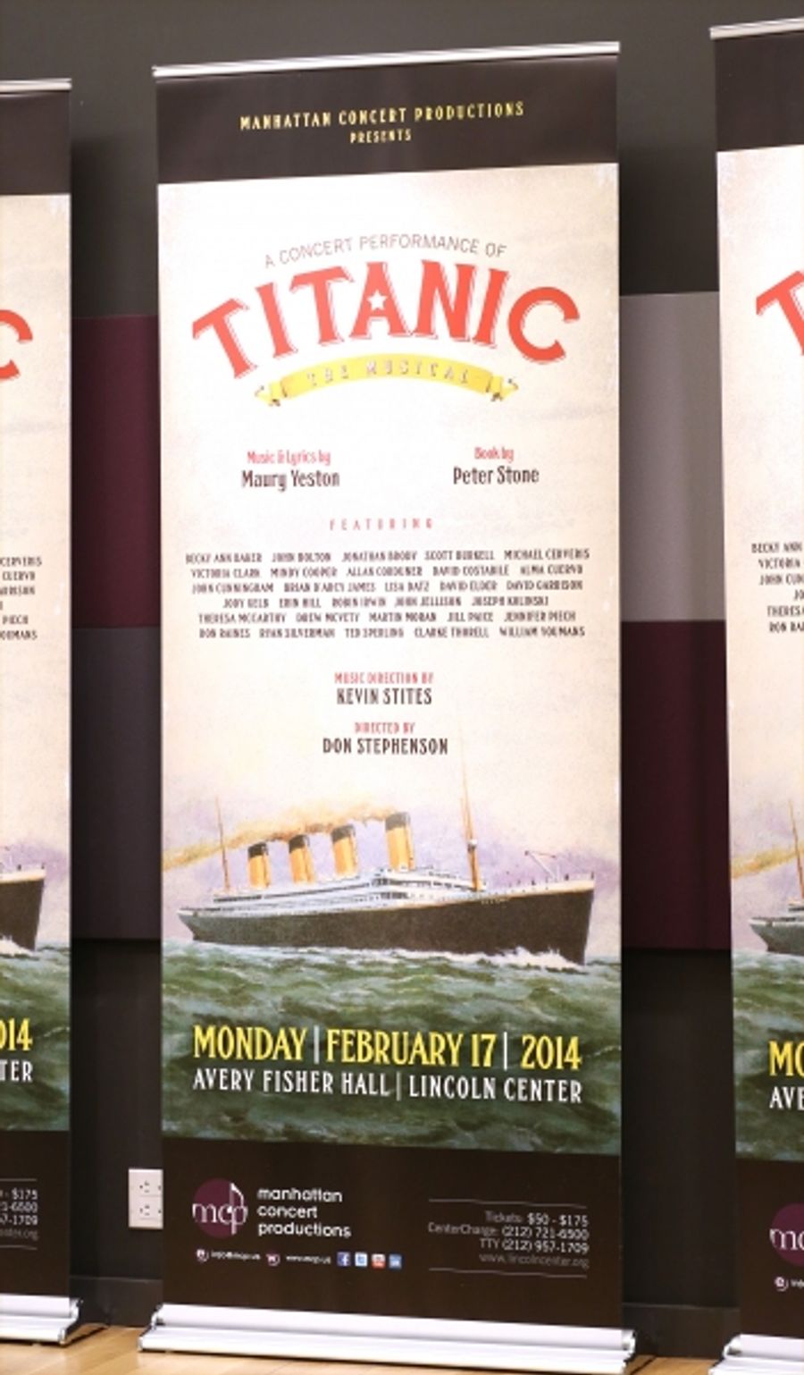 Photo Coverage: Sail On! In Rehearsal with Brian d'Arcy James, Jill Paice & the Cast of TITANIC Image