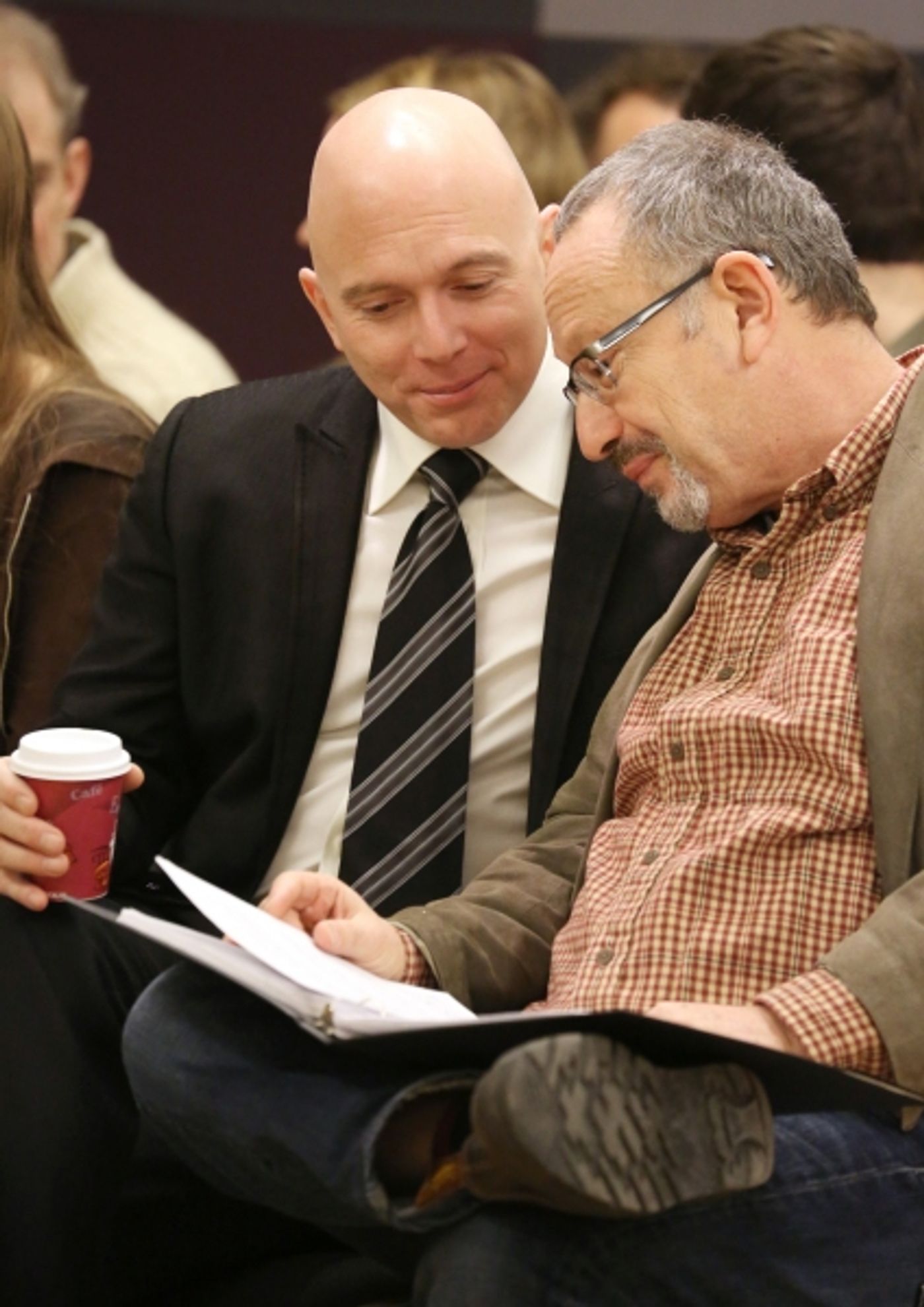 Photo Coverage: Sail On! In Rehearsal with Brian d'Arcy James, Jill Paice & the Cast of TITANIC  Image