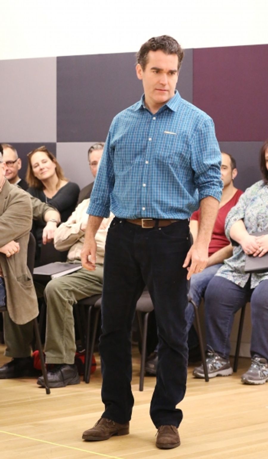 Photo Coverage: Sail On! In Rehearsal with Brian d'Arcy James, Jill Paice & the Cast of TITANIC Image