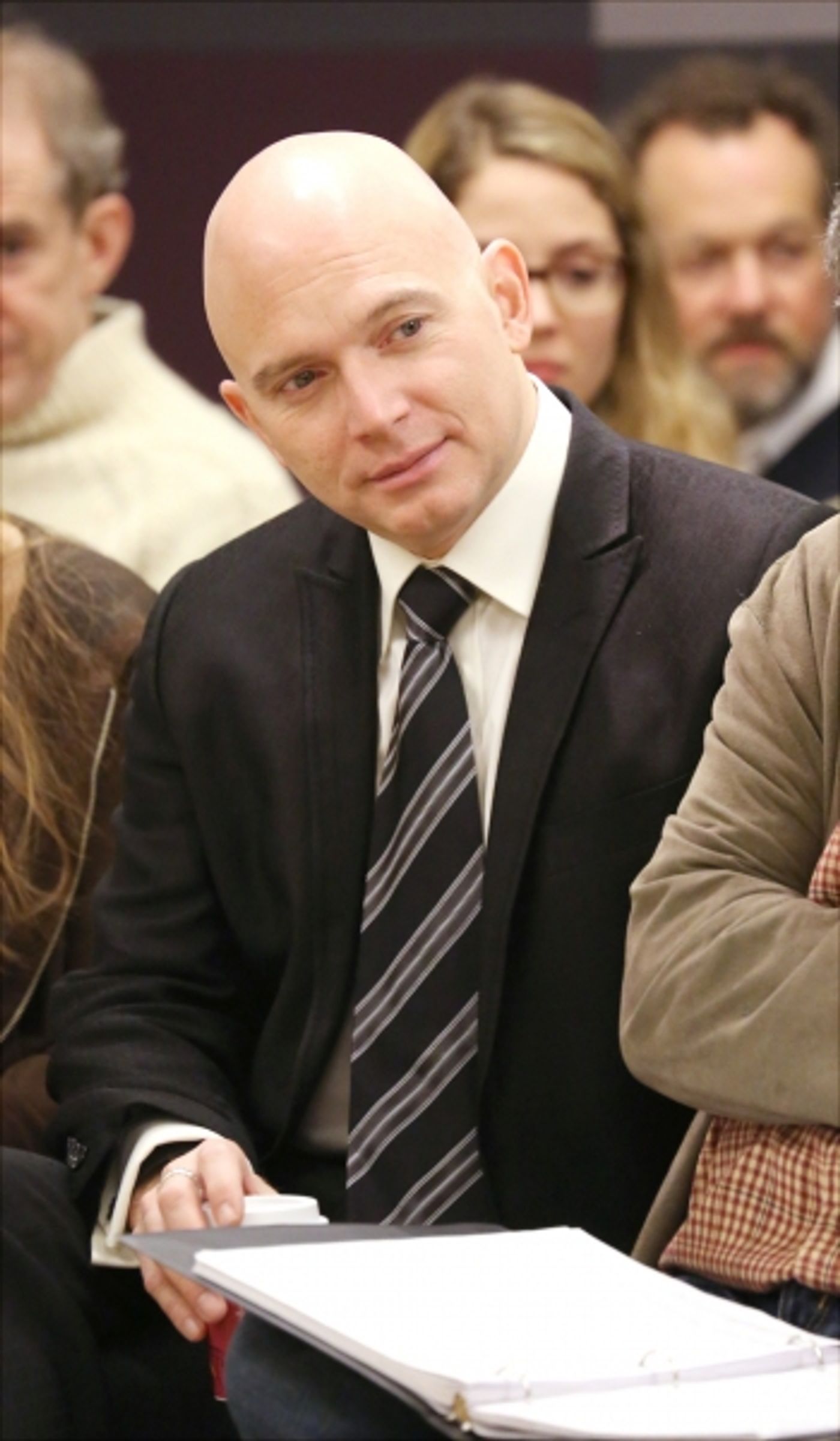 Photo Coverage: Sail On! In Rehearsal with Brian d'Arcy James, Jill Paice & the Cast of TITANIC  Image