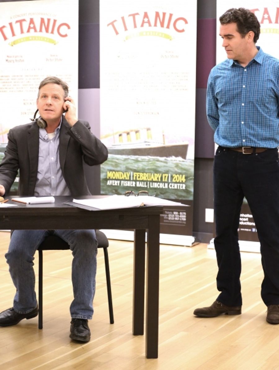 Photo Coverage: Sail On! In Rehearsal with Brian d'Arcy James, Jill Paice & the Cast of TITANIC Image
