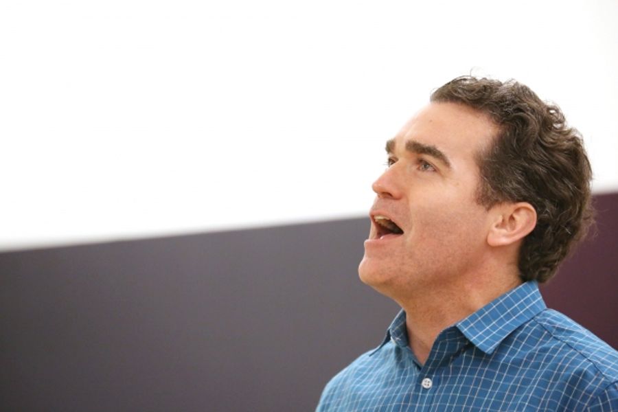 Photo Coverage: Sail On! In Rehearsal with Brian d'Arcy James, Jill Paice & the Cast of TITANIC Image