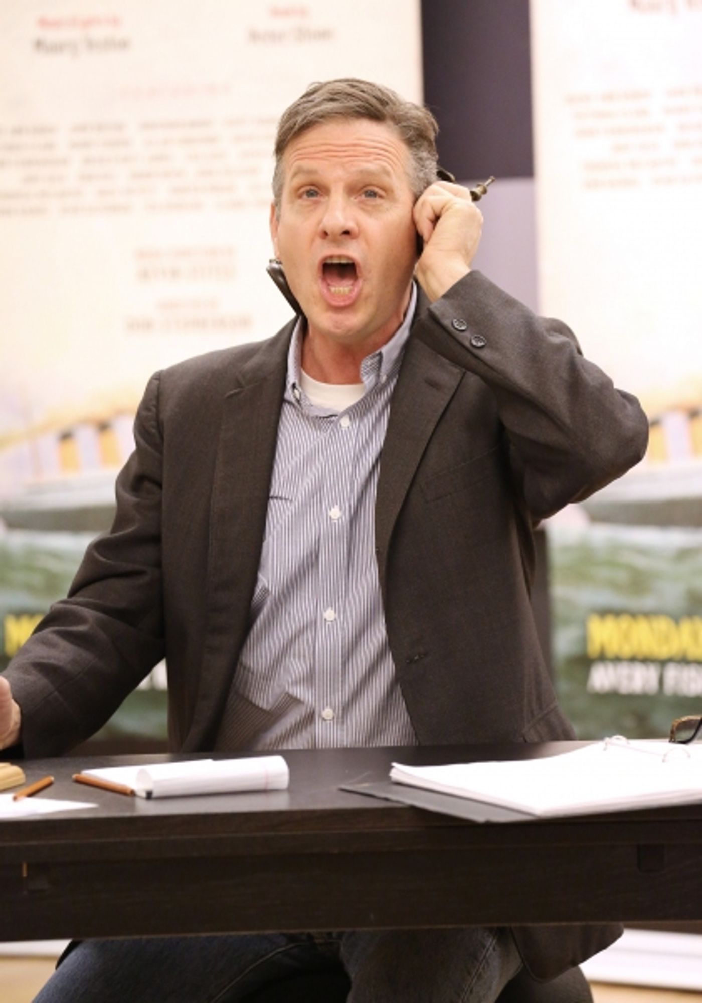 Photo Coverage: Sail On! In Rehearsal with Brian d'Arcy James, Jill Paice & the Cast of TITANIC  Image