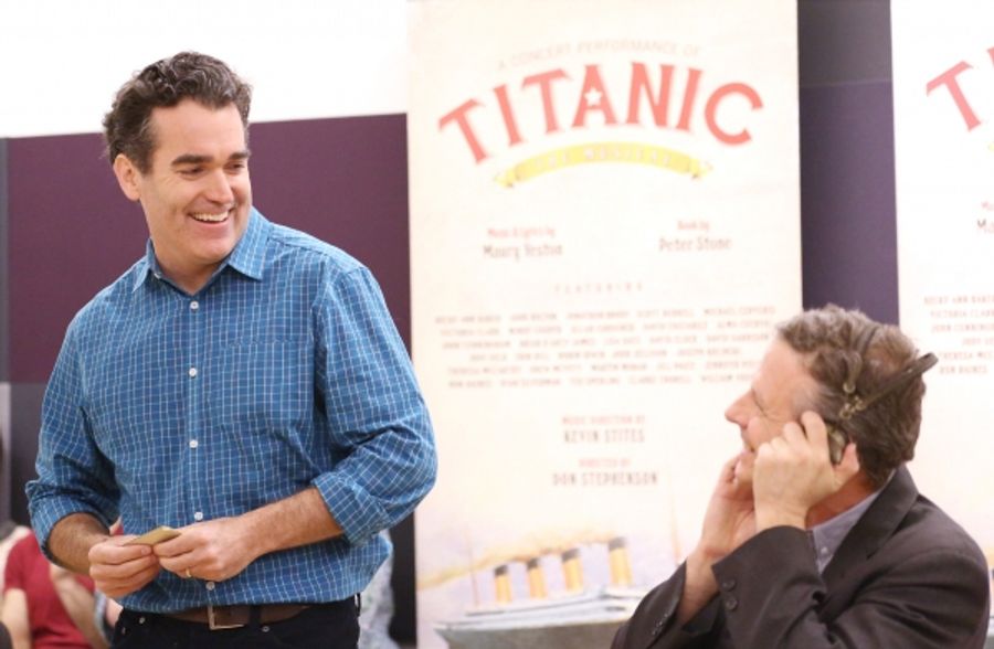 Photo Coverage: Sail On! In Rehearsal with Brian d'Arcy James, Jill Paice & the Cast of TITANIC Image