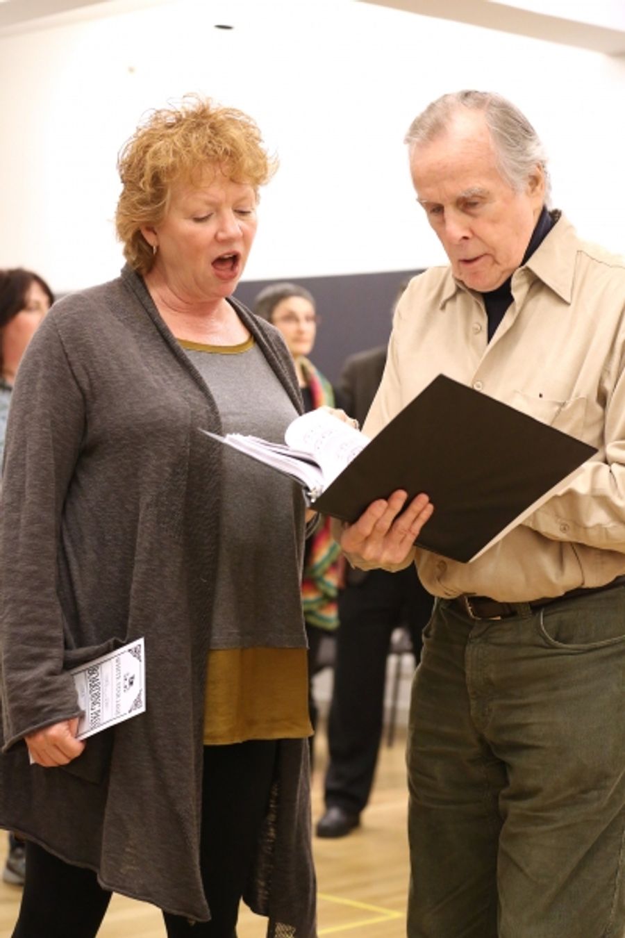 Photo Coverage: Sail On! In Rehearsal with Brian d'Arcy James, Jill Paice & the Cast of TITANIC Image