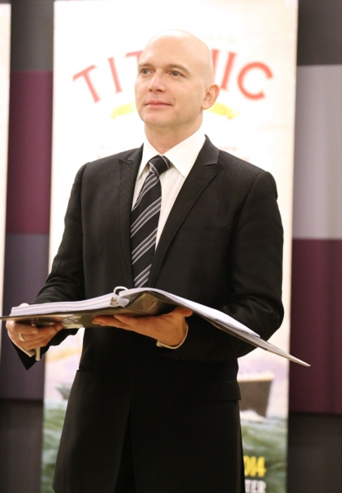 Photo Coverage: Sail On! In Rehearsal with Brian d'Arcy James, Jill Paice & the Cast of TITANIC  Image