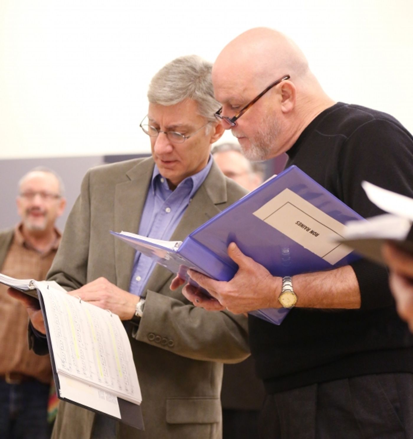 Photo Coverage: Sail On! In Rehearsal with Brian d'Arcy James, Jill Paice & the Cast of TITANIC  Image