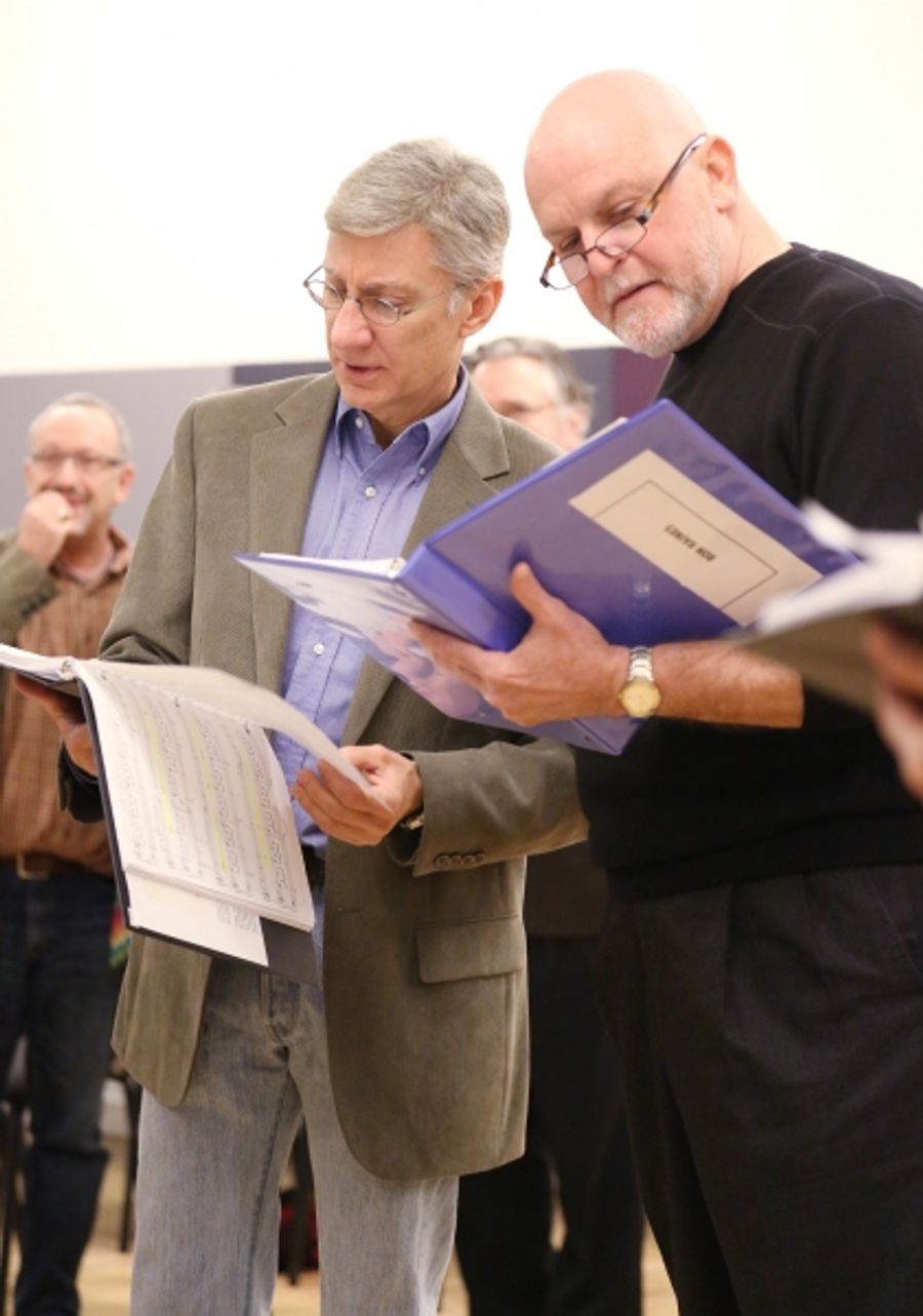 Photo Coverage: Sail On! In Rehearsal with Brian d'Arcy James, Jill Paice & the Cast of TITANIC Image