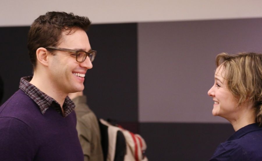 Photo Coverage: Sail On! In Rehearsal with Brian d'Arcy James, Jill Paice & the Cast of TITANIC Image