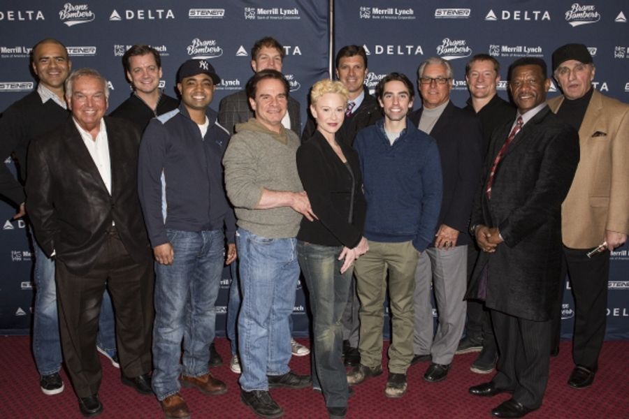 Photo Coverage: Yankees Alumni Visit BRONX BOMBERS on Broadway! Image