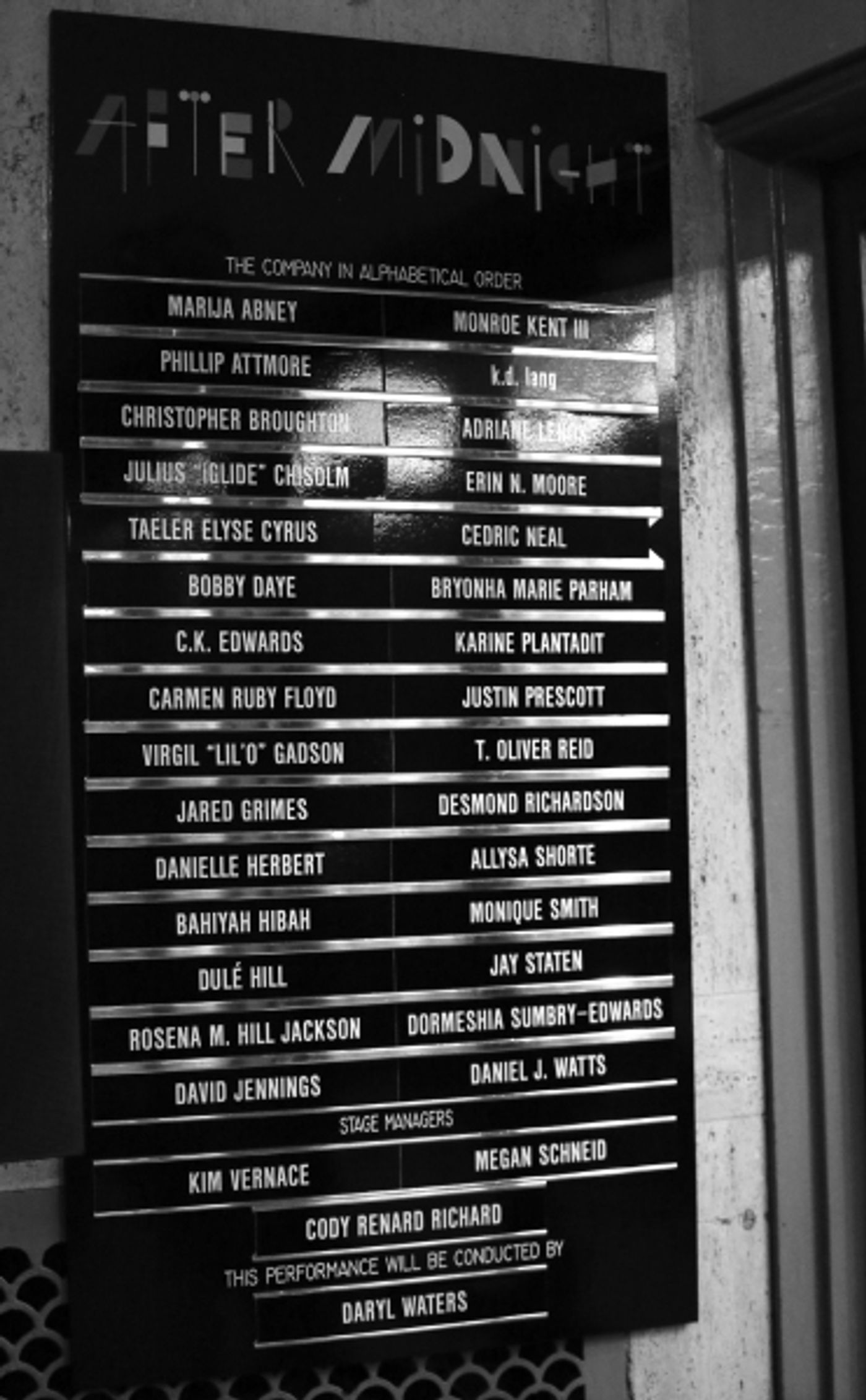 Photo Coverage: k.d. lang Joins Cast of AFTER MIDNIGHT- Inside Her First Curtain Call! Photo Coverage: k.d. lang Joins Cast of AFTER MIDNIGHT- Inside Her First Curtain Call! Image