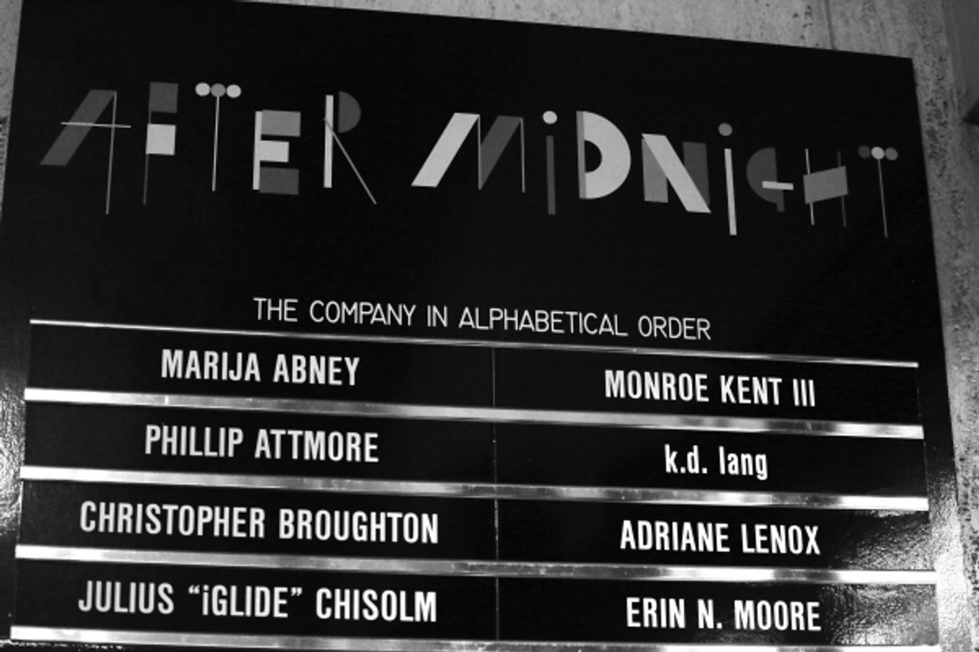 Photo Coverage: k.d. lang Joins Cast of AFTER MIDNIGHT- Inside Her First Curtain Call! Photo Coverage: k.d. lang Joins Cast of AFTER MIDNIGHT- Inside Her First Curtain Call! Image