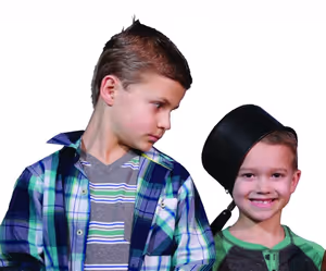 Crey Abbas (Peter) and Jackson Gabby (Fudge) @ BroadwayWorld Crey Abbas (Peter) and Jackson Gabby (Fudge) Photo