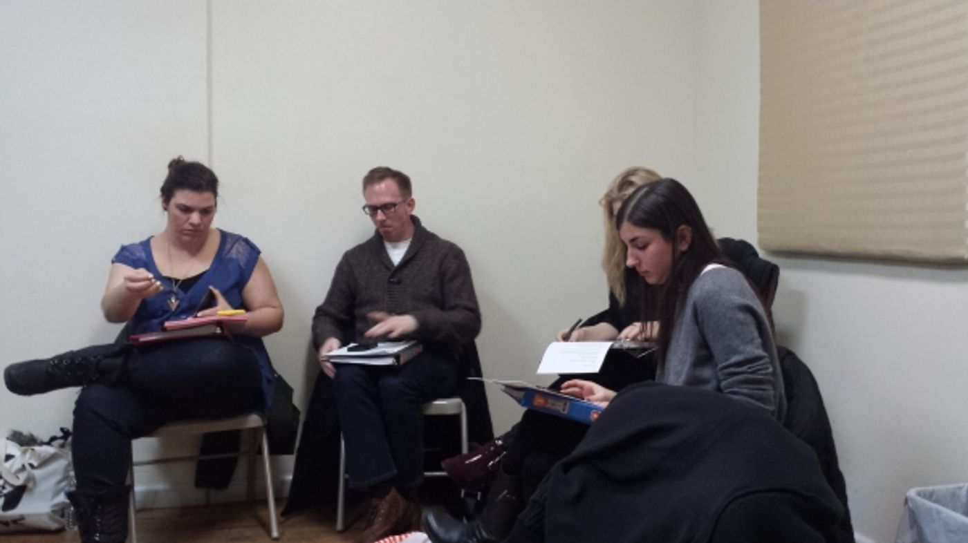 Photo Flash: In Rehearsal with the Cast of Halfway Home's AVARICE THE MUSICAL Photo Flash: In Rehearsal with the Cast of Halfway Home's AVARICE THE MUSICAL Image