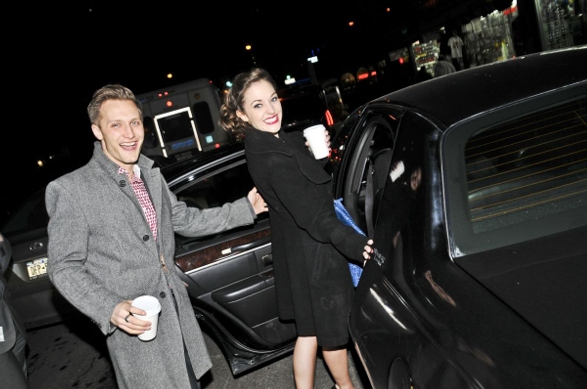 Nathan Johnson and Laura Osnes at 