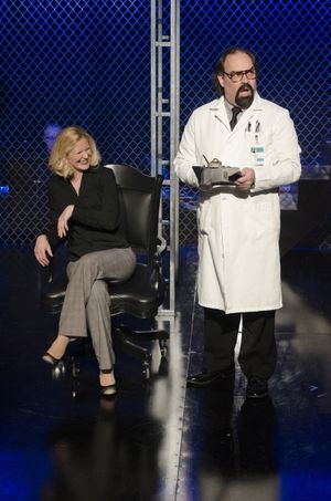 Angela Jensen-Frey (Diana) and Joe Dignoti (Doctor) @ BroadwayWorld Angela Jensen-Frey (Diana) and Joe Dignoti (Doctor) Photo