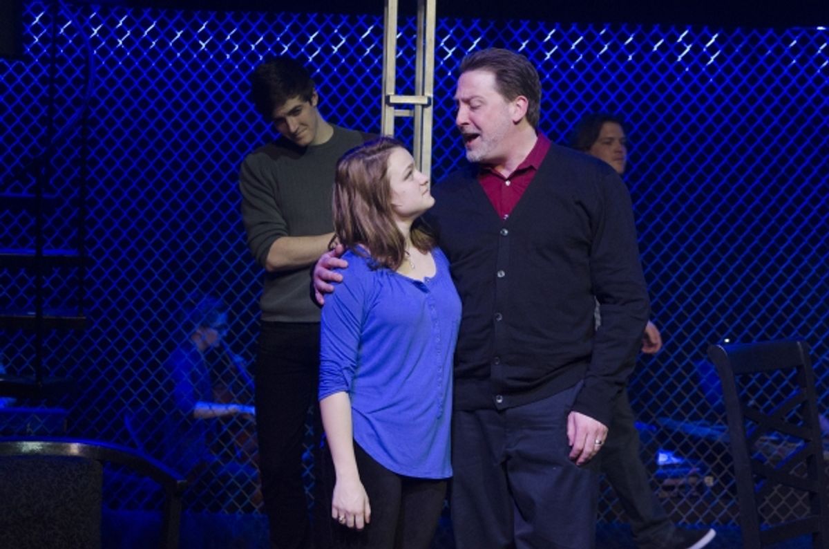 Sam Swerczek (Gabe), Grace Bydalek (Natalie) and Jeffrey Pierce (Dan) at 