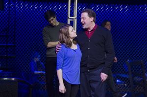 Sam Swerczek (Gabe), Grace Bydalek (Natalie) and Jeffrey Pierce (Dan) Photo