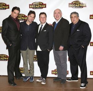 Nick Cordero, Zach Braff, Brooks Ashmanskas, Lenny Wolpe and Vincent Pastore @ BroadwayWorld Nick Cordero, Zach Braff, Brooks Ashmanskas, Lenny Wolpe and Vincent Pastore Photo