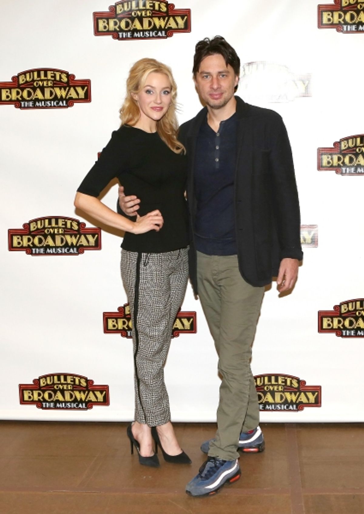 Betsy Wolfe and Zach Braff  at 