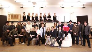 Producer Julian Schlossberg, Director Susan Stroman, Vincent Pastore, Marin Mazzie, Nick Cordero, producer Letty Aronson, Betsy Wolfe, Zach Braff, Karen Ziemba, Brooks Ashmanskas, Lenny Wolpe and Helene Yorke @ BroadwayWorld Producer Julian Schlossberg, Director Susan Stroman, Vincent Pastore, Marin Mazzie, N Photo