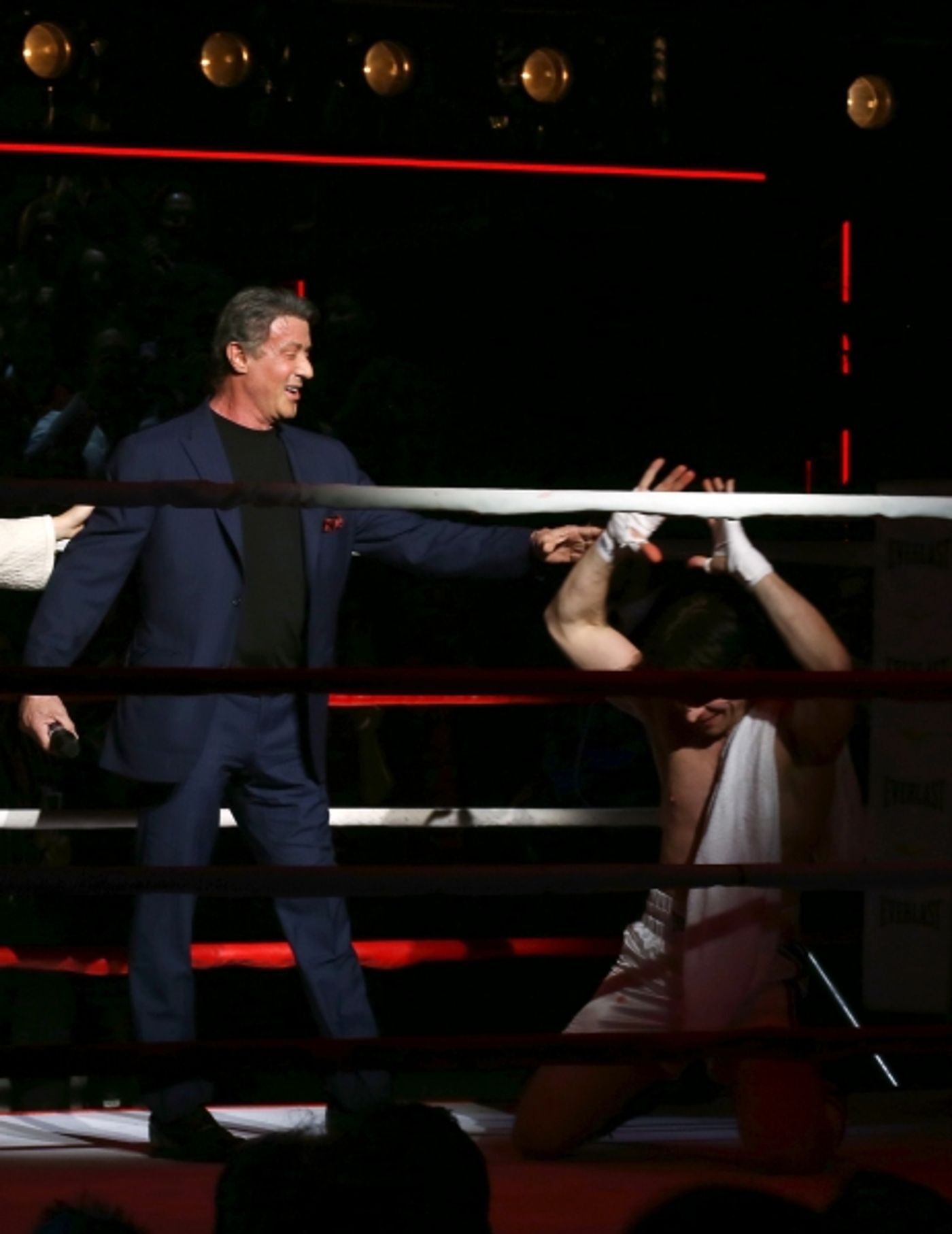 Photo Coverage: ROCKY Comes Out Punching with Surprise Appearance by Sylvester Stallone at First Preview! Image