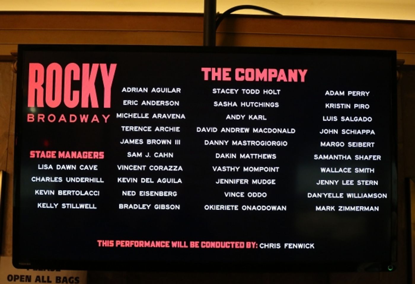 Photo Coverage: ROCKY Comes Out Punching with Surprise Appearance by Sylvester Stallone at First Preview! Image