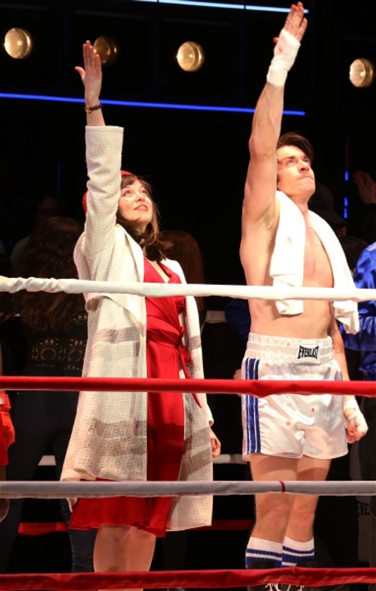 Margo Seibert and Andy Karl  at 