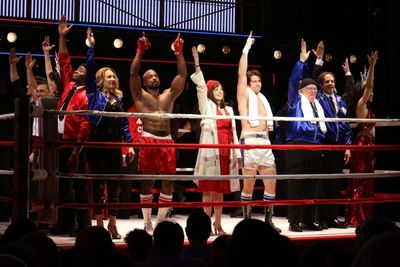 Jennifer Mudge, Terence Archie, Margo Seibert, Andy Karl, Dakin Matthews and Danny Ma Photo