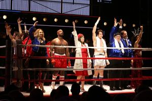 Jennifer Mudge, Terence Archie, Margo Seibert, Andy Karl, Dakin Matthews and Danny Ma Photo
