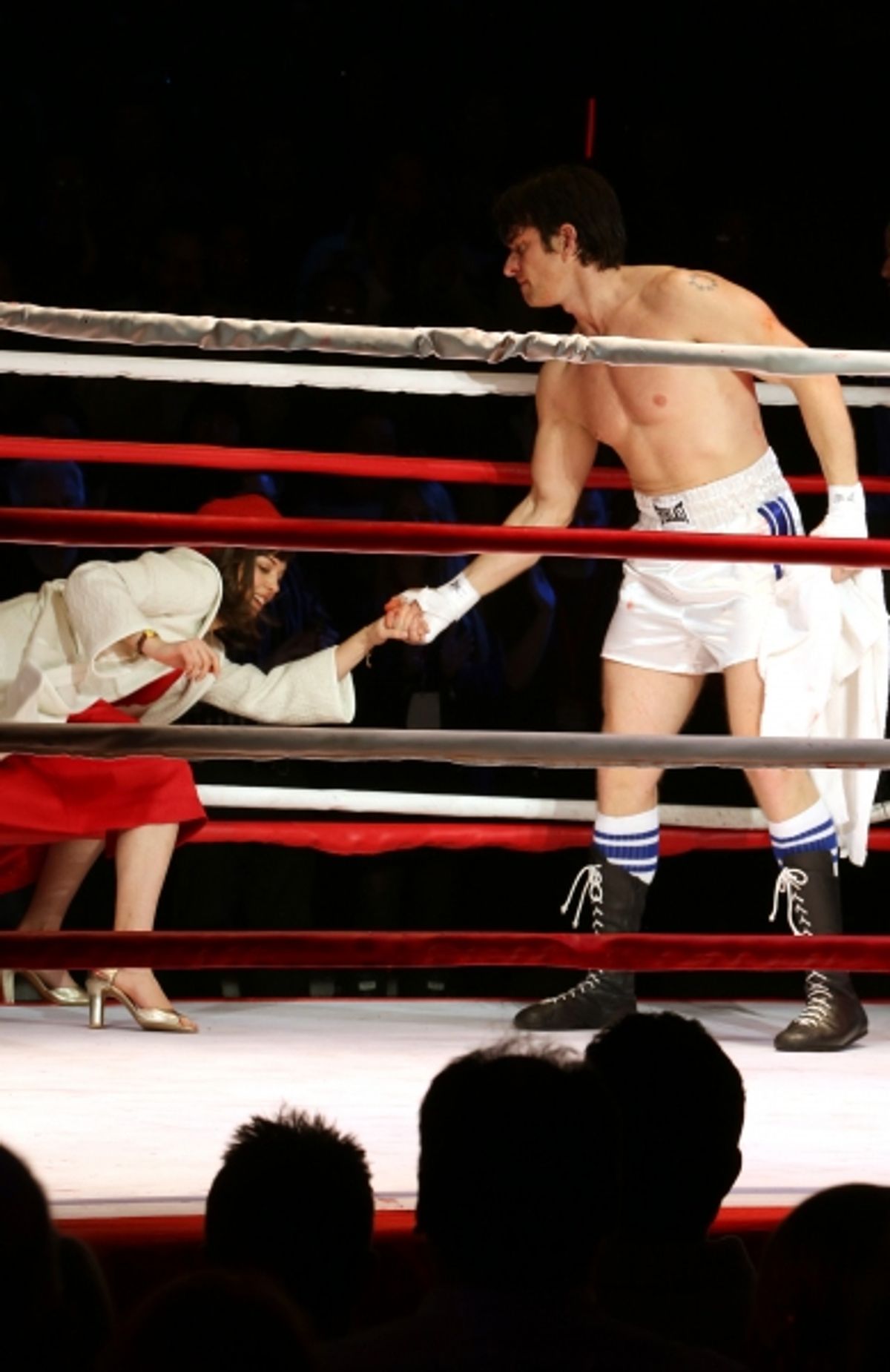 Margo Seibert and Andy Karl  at 