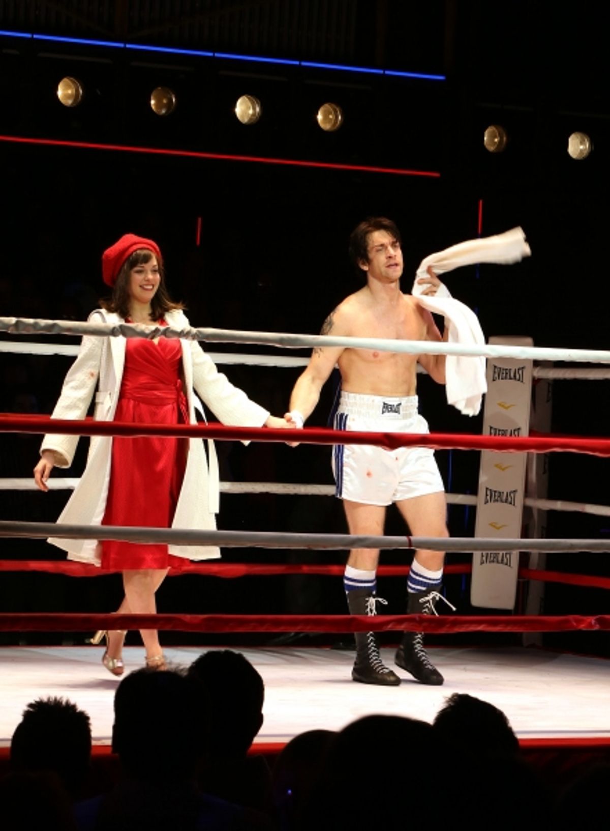 Margo Seibert and Andy Karl  at 