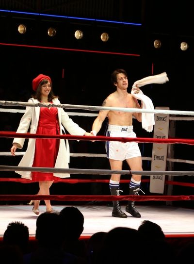 Margo Seibert and Andy Karl  Photo