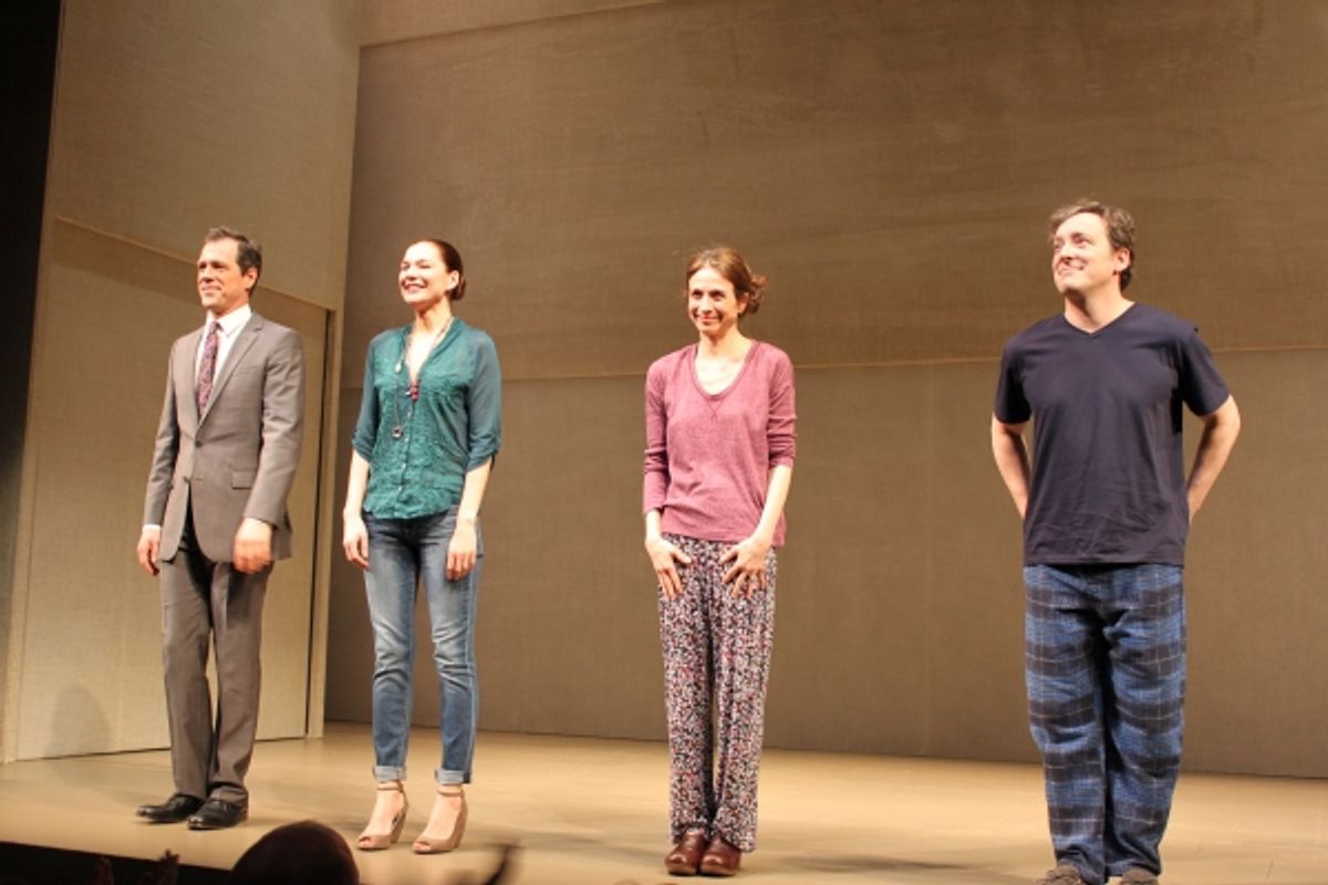 Darren Pettie, Heather Burns, Marin Hinkle, Jeremy Shamos at 