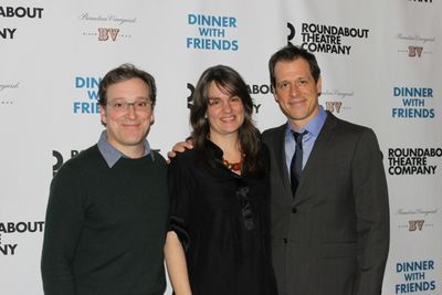 Jeremy Shamos, director Pam MacKinnon, Darren Pettie Photo